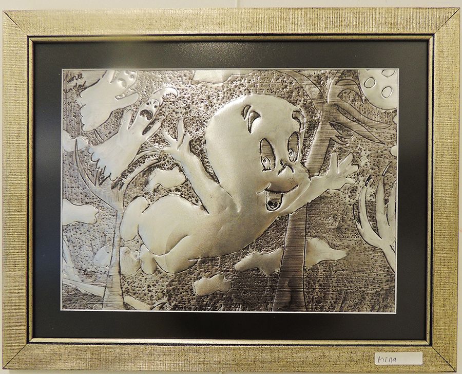 Çocukların Yaptığı Alüminyum Rölyef Kabartması