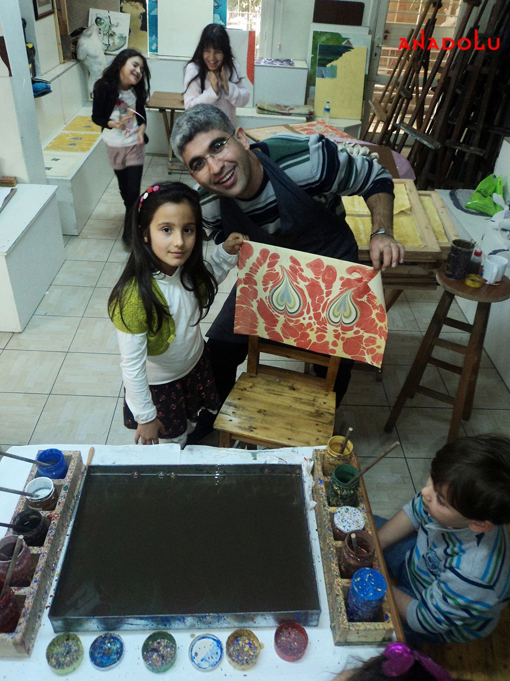 Çocuk İçin Ebru Kursu