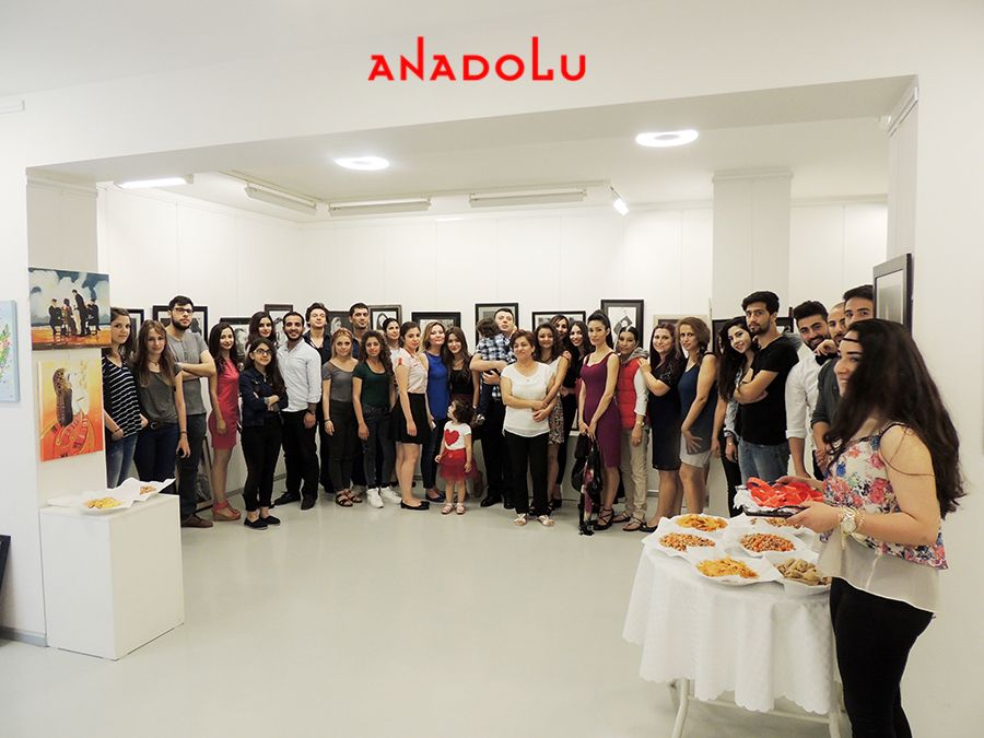 Anadolu Güzel Sanatlarda Sergi Açılışı