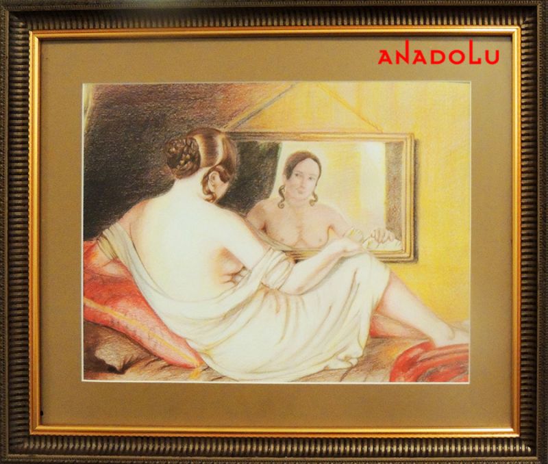 Kuru Boya Nü Çalışmaları