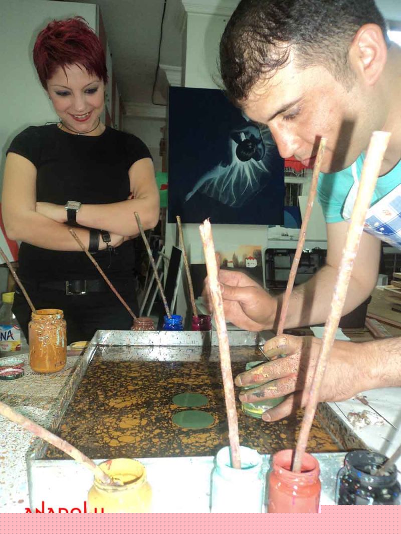 Yetişkinler İçin Ebru Eğitimleri