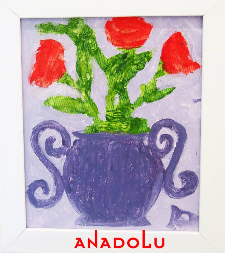 Çocuk Sanat Sergisinde