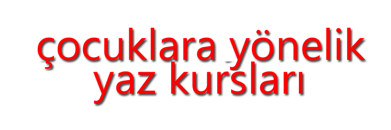Çocuklara Yönelik Yaz Eğitimleri