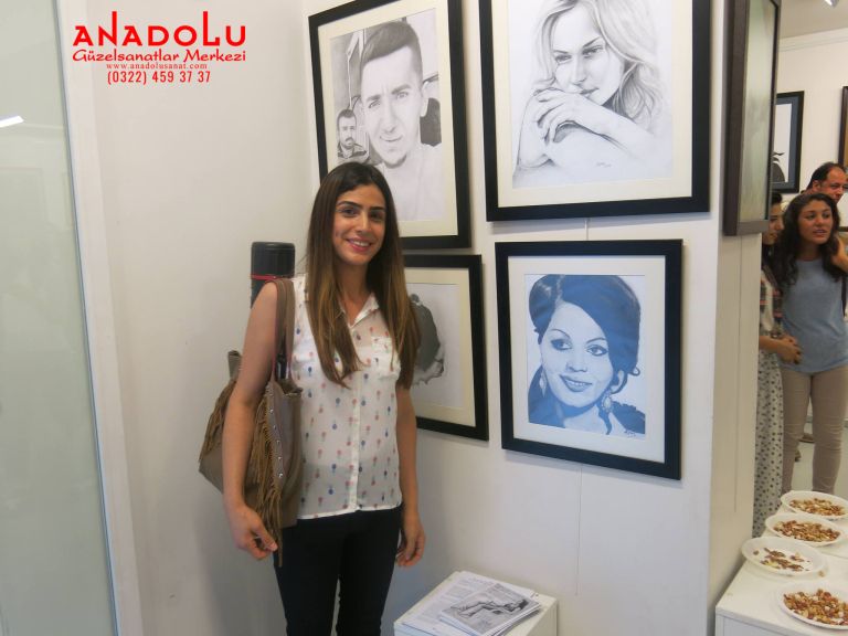 Güzel Sanatlar Fakültelerine Hazırlık Öğrencilerden Sergi