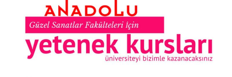 Anadolu Güzel Sanatlar Fakülteleri İçin Yetenek Kursları