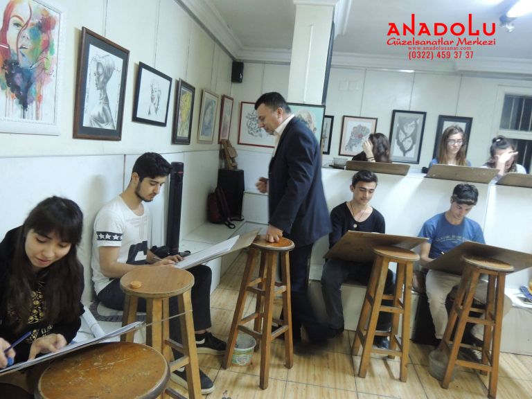 Güzel Sanatlara Hazırlık Desen Dersleri