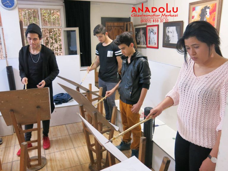 Anadolu Güzel Sanatlarda Modelden Desen Çizimleri