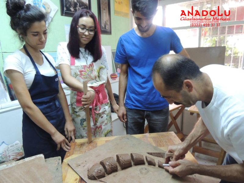 Kilden Soyut Heykel Yapımı