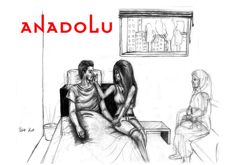 Karakalem İmgesel Hasta Ziyareti