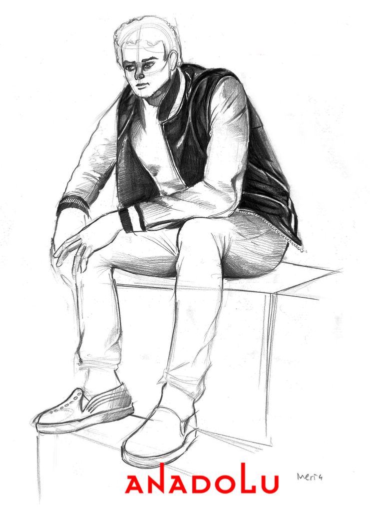 Karakalem İnsan Model Çalışmas