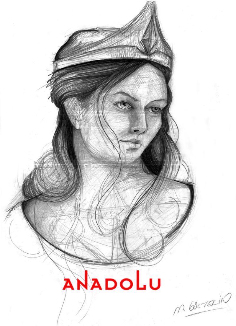 Karakalem Kadın Yüzü Çizimleri