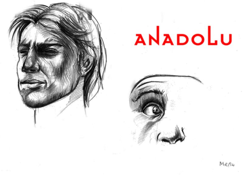 Karakalem İnsan Yüzü Çizimleri