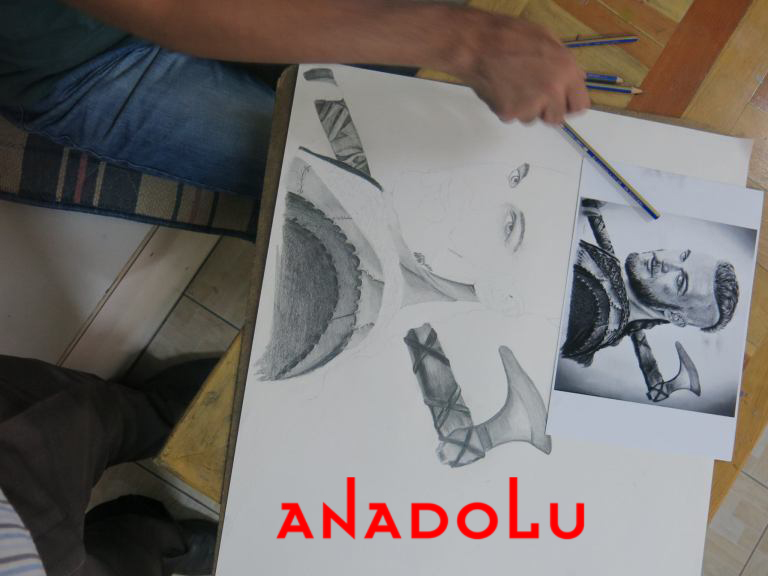 Karakalem Portre Çalışması